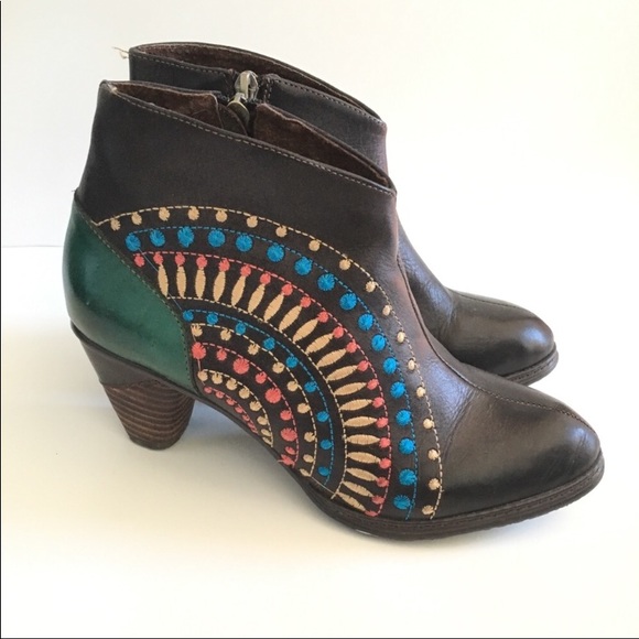 Spring Step Shoes - Spring Step l'artiste leather booties 38